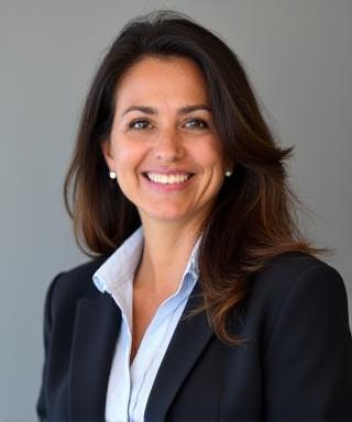 Licenciada María González en una fotografía profesional, transmitiendo confianza y experiencia